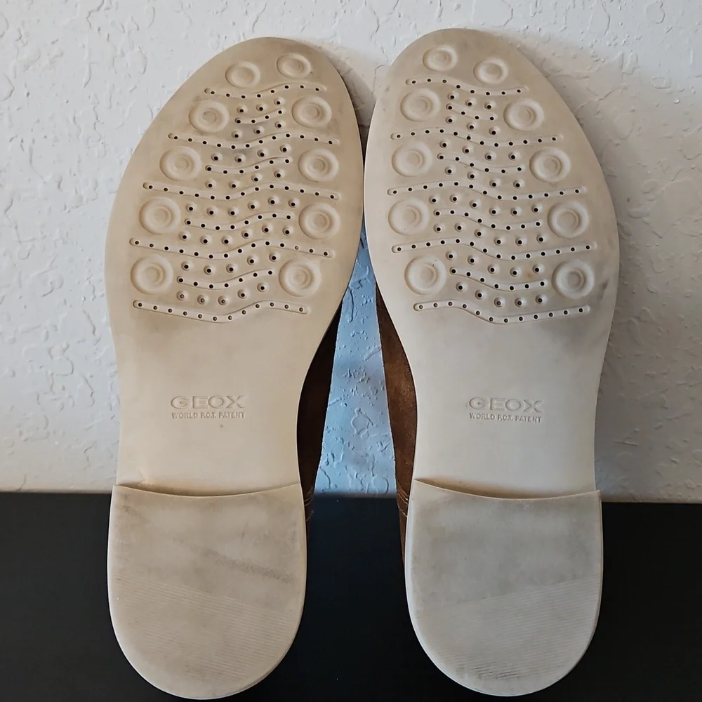 Goex Mens Suede Lace Up Shoes, Size 42 1/2 (US 9 1/2)